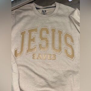 Jesus Saves Sweater